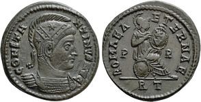 Constantine I ROMAE AETERNAE Rome 148