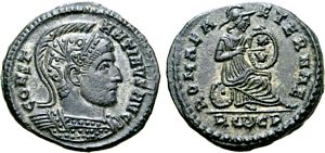 Constantine I ROMAE
                      AETERNAE Rome 194