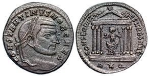 Constantine I CONSERVATORES VRB SVAE Rome
                        196