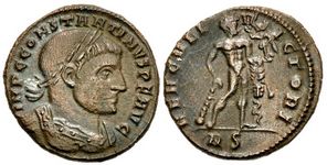 Constantine I HERCVLI
                      VICTORI Rome 299