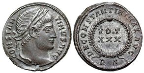 Constantine I VOT XXX Rome 318