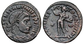 Constantine I SOLI
                      INVICTO COMITI Rome 46