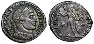 Constantine I SOLI INVIC
                      COM D N Rome 49