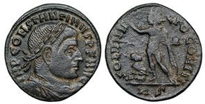Constantine I SOLI
                      INVICTO COMITI Rome 52