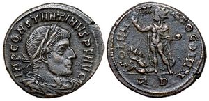Constantine I SOLI
                      INVICTO COMITI Rome 52mvariation