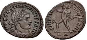 Constantine I CLARITAS
                      REIPVBLICAE Rome 80
