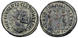 Diocletian CONCORDIA MILITVM Antioch 306