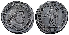 Diocletian GENIO POPVLI ROMANI Cyzicus 10a