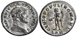 Diocletian GENIO POPVLI ROMANI London 1a