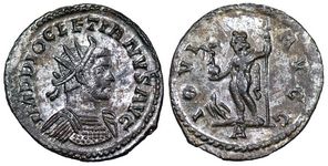 Diocletian IOVI AVGG RIC V Lyons 28