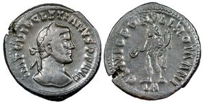 Diocletian GENIO POPVLI ROMANI RIC VI Lyons
                        2a