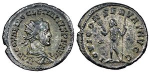 Diocletian IOVI CONSERVAT AVGG Lugdunum 43