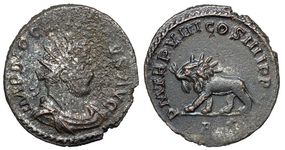 Diocletian P M TR P VIII COS IIII P P
                        Lugdunum 5
