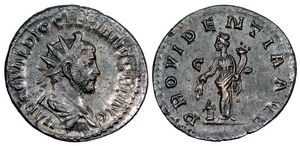 Diocletian PROVIDENTIA AVG Lugdunum 77
