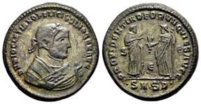 Diocletian
                      PROVIDENTIA DEORVM QVIES AVGG Serdica 15a