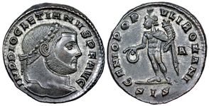 Diocletian GENIO POPVLI ROMANI Siscia 108a
