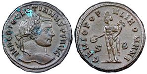 Diocletian
                      GENIO POPVLI ROMANI Siscia 79a
