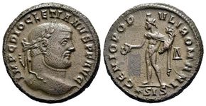 Diocletian GENIO POPVLI ROMANI Siscia 95a