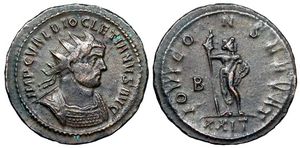 Diocletian IOVI CONSERVAT Ticinum 232