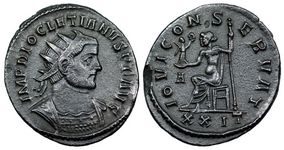 Diocletian IOVI CONSERVAT Ticinum 235