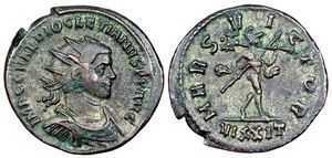 Diocletian MARS VICTOR Ticinum 239