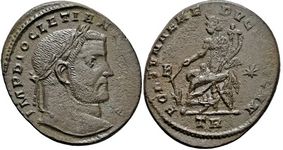 Diocletian FORTVNAE REDVCI AVGG NN RIC VI
                        Trier 230a