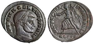 Maxentius
                        VICTORIA AETERNA AVG N Ostia 54