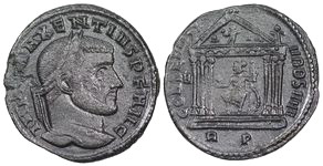Maxentius
                        CONSERV VRB SVAE Rome 204