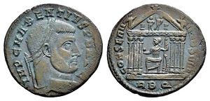 Maxentius
                      CONSERV VRB SVAE Rome 208