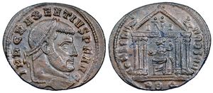 Maxentius
                      CONSERV VRB SVAE Rome 208