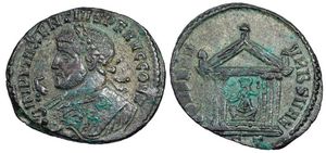 Maxentius CONSERV VRB SVAE Ticinum 103