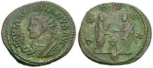 Maximianus VOTIS X Lugdunum