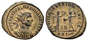Maximianus IOVI CONSERVATORI AVGG Tripolis
                      625