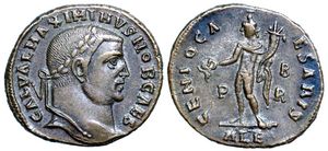 Maximinus II GENIO CAESARIS Alexandria 71