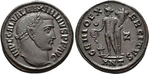 Maximinus II GENIO EXERCITVS Antioch 147c