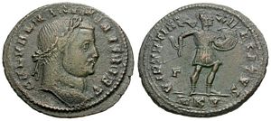 Maximinus
                      II VIRTVTI EXERCITVS Cyzicus 52