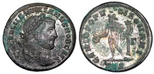 Maximinus II GENIO POPVLI ROMANI Thessalonica
                      24b