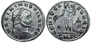 Maximinus II GENIO CAESARIS Thessalonica
                        32