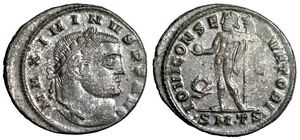 Maximinus II IOVI CONSERVATORI Thessalonica
                        50a