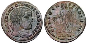 Maximinus II GENIO
                      AVGVSTI CMH Nicomedia 55
