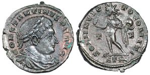 Constantine I SOLI INVICTO COMITI Trier
                        104