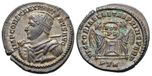 Constantine I VICTORIAE LAETAE PRINC PERP
                      from Trier