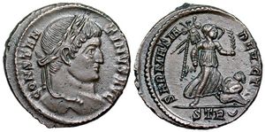 Constantine I SARMATIA DEVICTA Trier 435