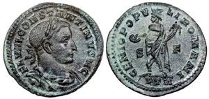 Constantine I GENIO POPVLI ROMANI Trier 670