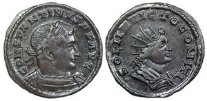 Constantine I SOLI INVICTO COMITI Trier
                        893