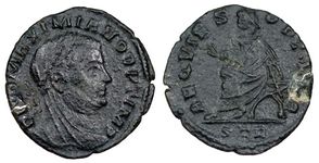 Divo
                      Maximianus REQVIES OPT MER Trier 205