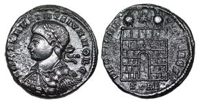 Constantine II campgate Trier 505