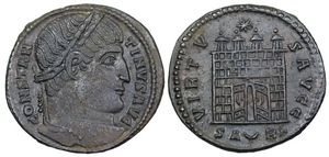 Constantine I VIRTVS AVGG Arles 291