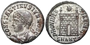 Constantine II PROVIDENTIAE CAESS Antioch
                        65