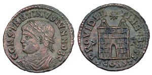 Constantine II PROVIDENTIAE CAESS Arles 319